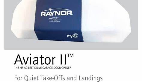 raynor aviator manual