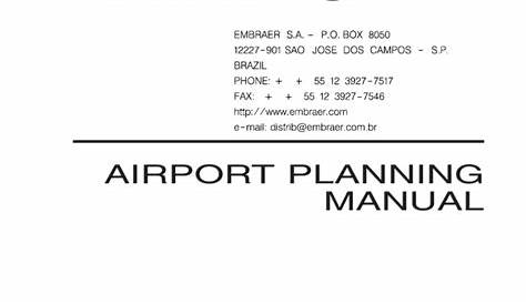 Embraer EMB-145 XR - Airport Planning Manual | PDF | Takeoff | Runway