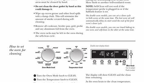 ge oven user manual