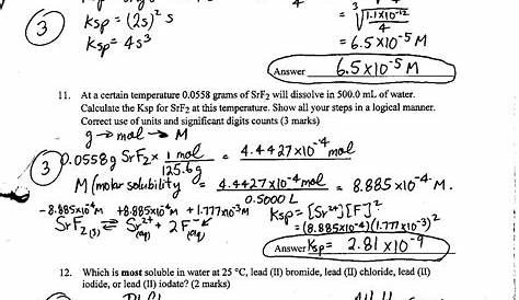 15 High School Chemistry Worksheet Answers / worksheeto.com