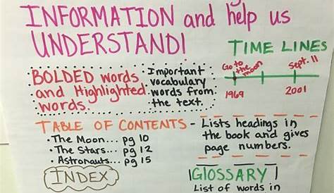 informational text features anchor chart