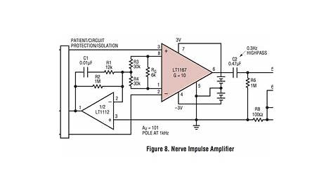 emg amplifier circuit diagram