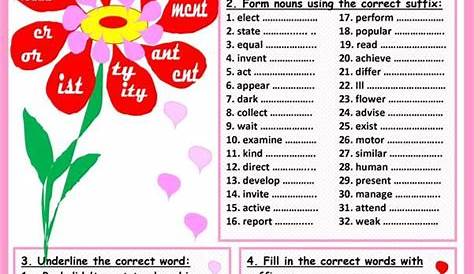 free worksheets for english language learners
