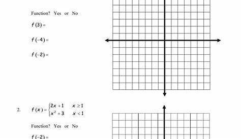piecewise functions worksheets 2