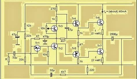 Build a Simple 10 Watt Power Amplifier Circuit Diagram | Electronic