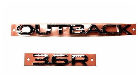 Subaru Outback Hatch Emblem (Rear) - 93079AL010 - Genuine Subaru Part