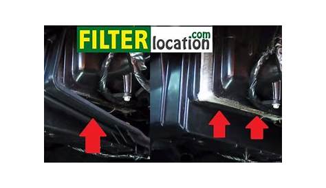 Where is located GMC Denali cabin air filter?