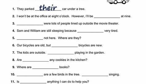 grammar test printable