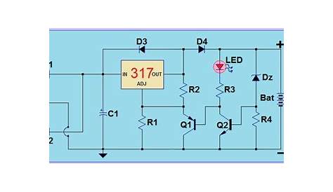 3v battery charger circuit diagram