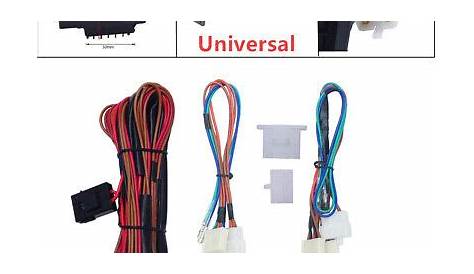 Universal Car Electric Power Window Switch &12V Wire Harness Kits