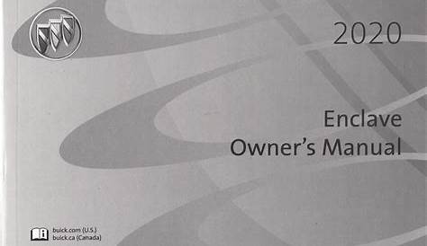 2023 buick enclave owners manual