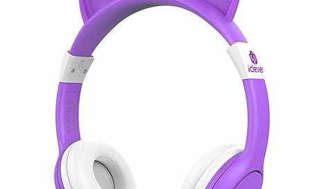 iClever Purple Cat-inspired Kids Headphones, Fast Ship - Walmart.com