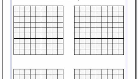free printable sudoku puzzles blank grid