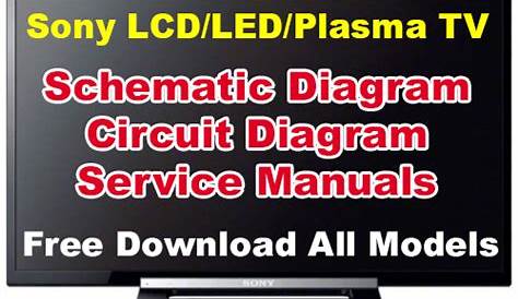Sony LCD/LED/Plasma TV Schematic Diagram, Circuit, Service Manual