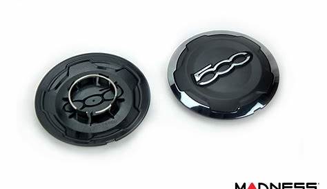 FIAT 500 Wheel Center Caps (V4) - 4 caps - FIAT 500 Parts and Accessories