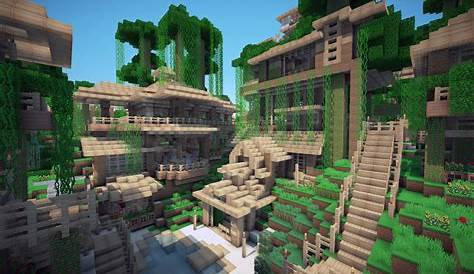 jungle house in minecraft