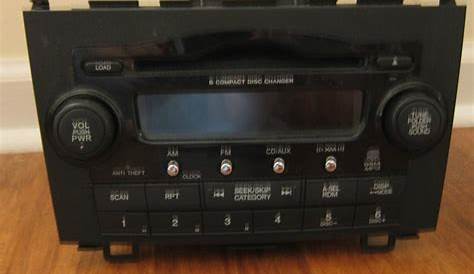 Buy Original 2007 Honda CRV 6-CD Changer MP3 WMA Radio Stereo with