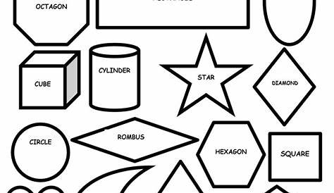Preschool Worksheet Identifying Shapes | Shapes worksheets, Creative