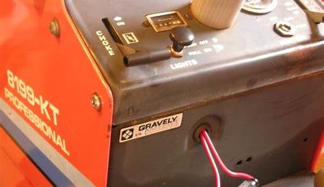 Gravely placed serial numbers al