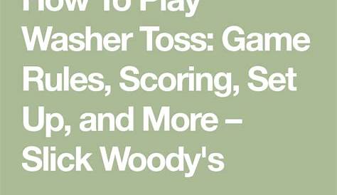 How To Play Washer Toss: Game Rules, Scoring, Set Up, and More | Washer