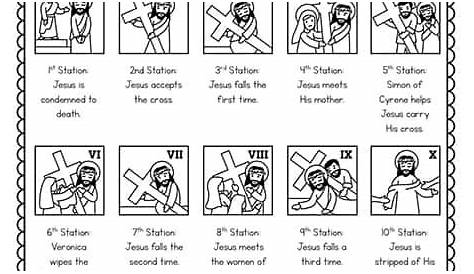printable stations of the cross for youth
