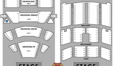 Fox Theatre Atlanta Seating Chart With Seat Numbers | www