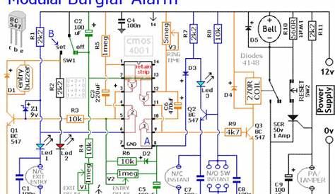 Modular Burglar Alarm Project - Alarms & Security Related Schematics and Tutorials - Electronics