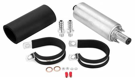 Buy High Pressure Fuel Pump, Universal 255 LPH Inline External High Pressure Fuel Pump with Kit