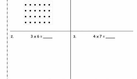 Array Practice Worksheets | 99Worksheets