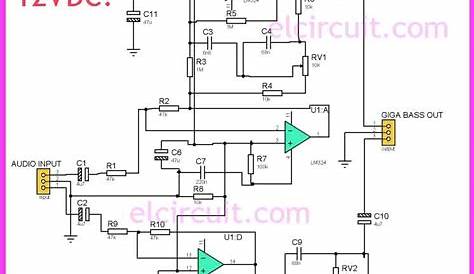 LM324 Giga Bass Pro Circuit - Electronic Circuit