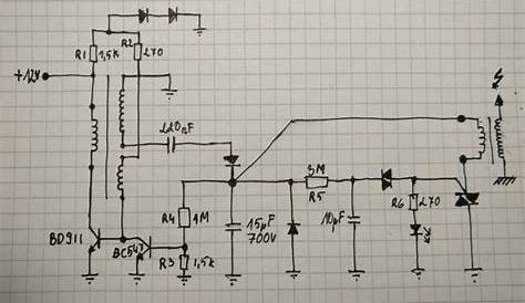 electric fence energizer circuit diagram 12v