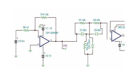 circuit diagram of signal conditioning unit