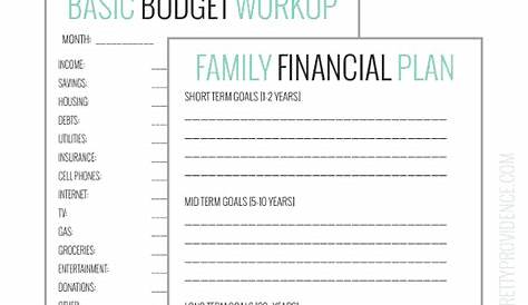 Basic Budgeting with Free Worksheets