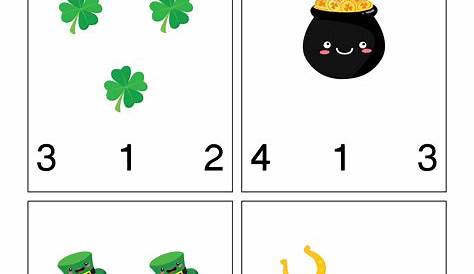 FREE St Patrick's Day Printable Worksheets for Preschoolers