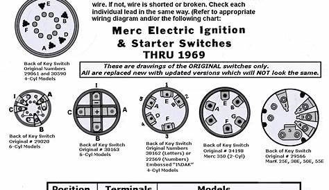 mercury ignition switch wiring diagram