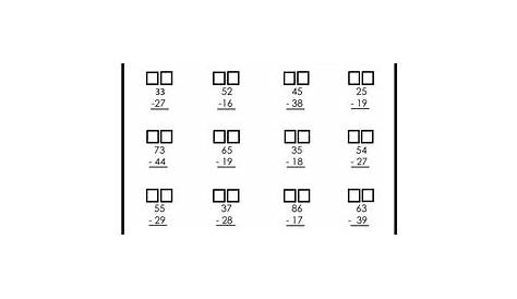 Addition and Subtraction Regrouping Worksheets | TPT