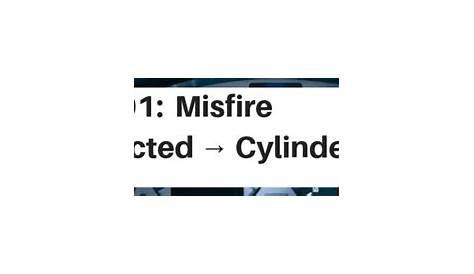 Dodge Caravan P0301: Misfire Detected – Cylinder 1 | Drivetrain Resource