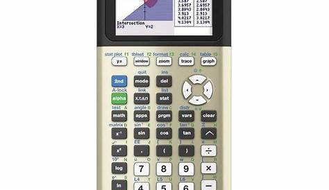Texas Instruments 84PLCE/TBL/1L1/V TI-84 Plus CE Graphing Calculator - Gold | eBay