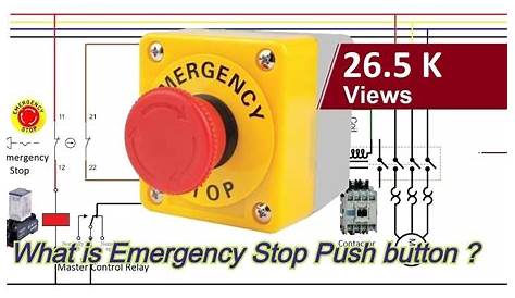 What is an Emergency Stop push button ? How to wire an Emergency Stop