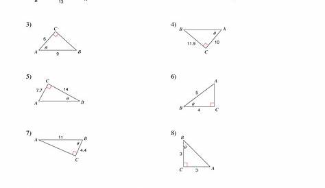 missing angle triangle worksheet
