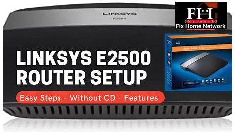 Linksys E2500 setup | Features | Password | Firmware | Reset | Manual
