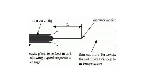 labeled diagram of thermometer