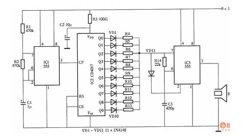 Ultrasonic pest repeller circuit diagram - Electrical_Equipment_Circuit