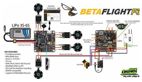 Betaflight F4 Wiring Diagram