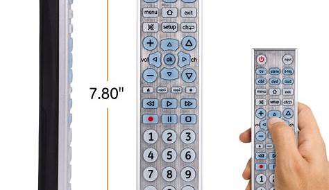 ge universal remote cl4 manual