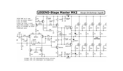 1000W High Power Amplifier with Mosfet Circuit Schematic Diagram