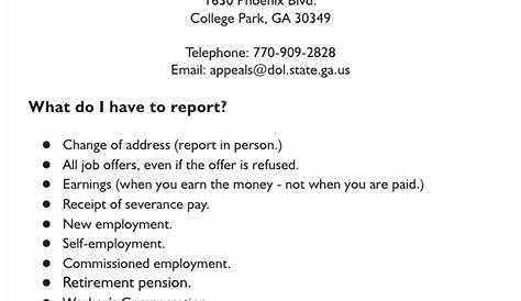 Unemployment Appeal Letter Template for Employer – Latter Example Template