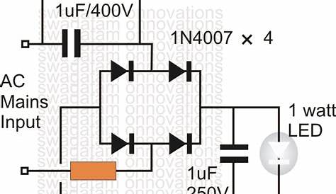 3v 3w led driver circuit diagram