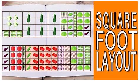 Square Foot Gardening - Layout Plans & When To Start Planting - Square