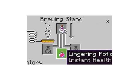how to make lingering potions in minecraft